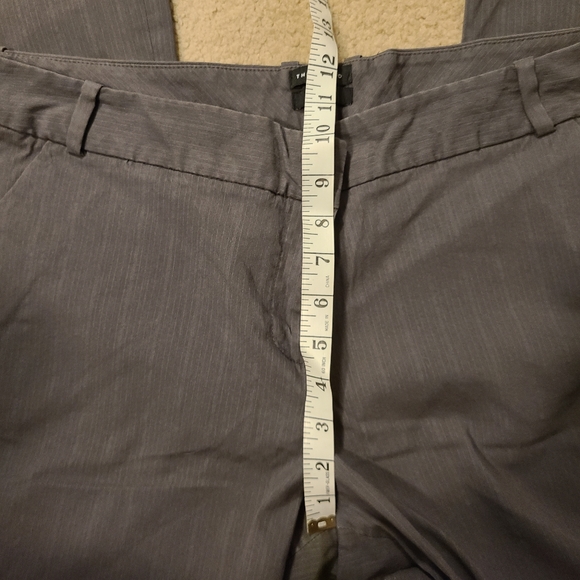 The Limited The Drew cut Grey pinstripe dress pants Size 18 - Picture 4 of 9